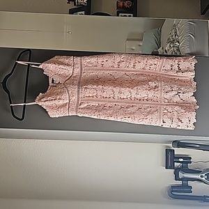 Bardot lace dress, New, size L.